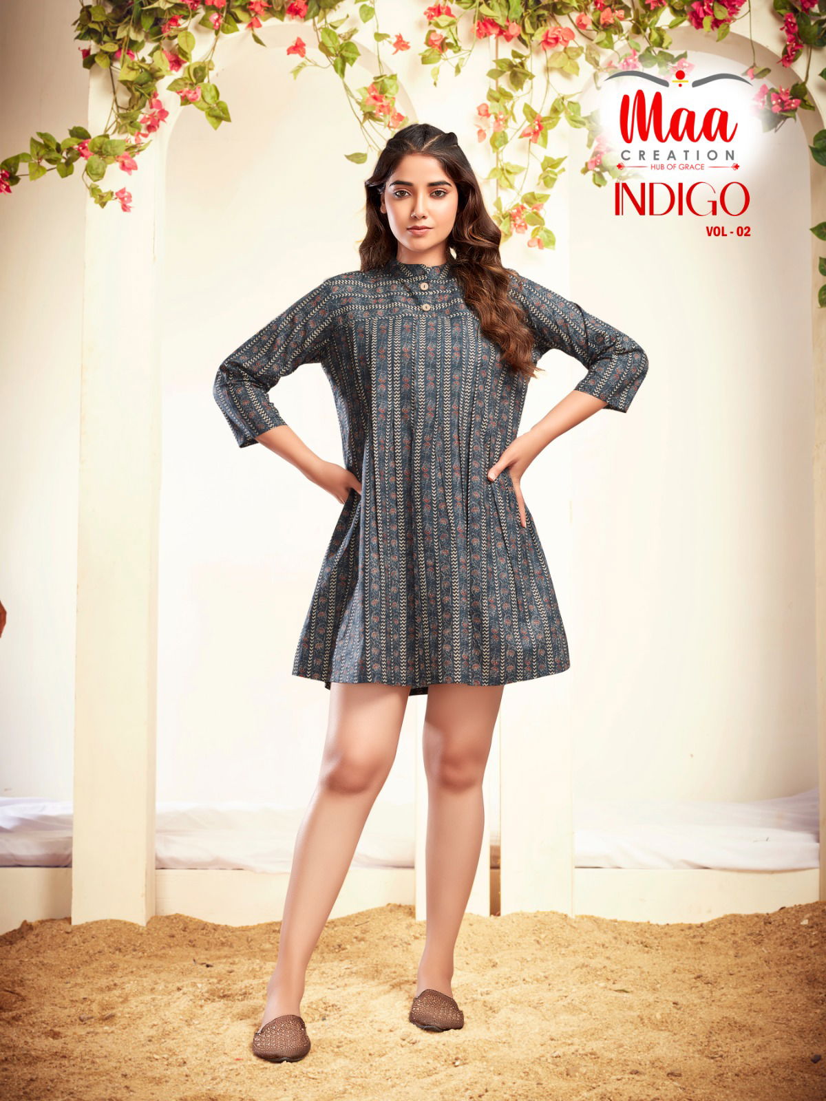 Maa Indigo Vol 2 Short Party Wear Kurtis Catalog
